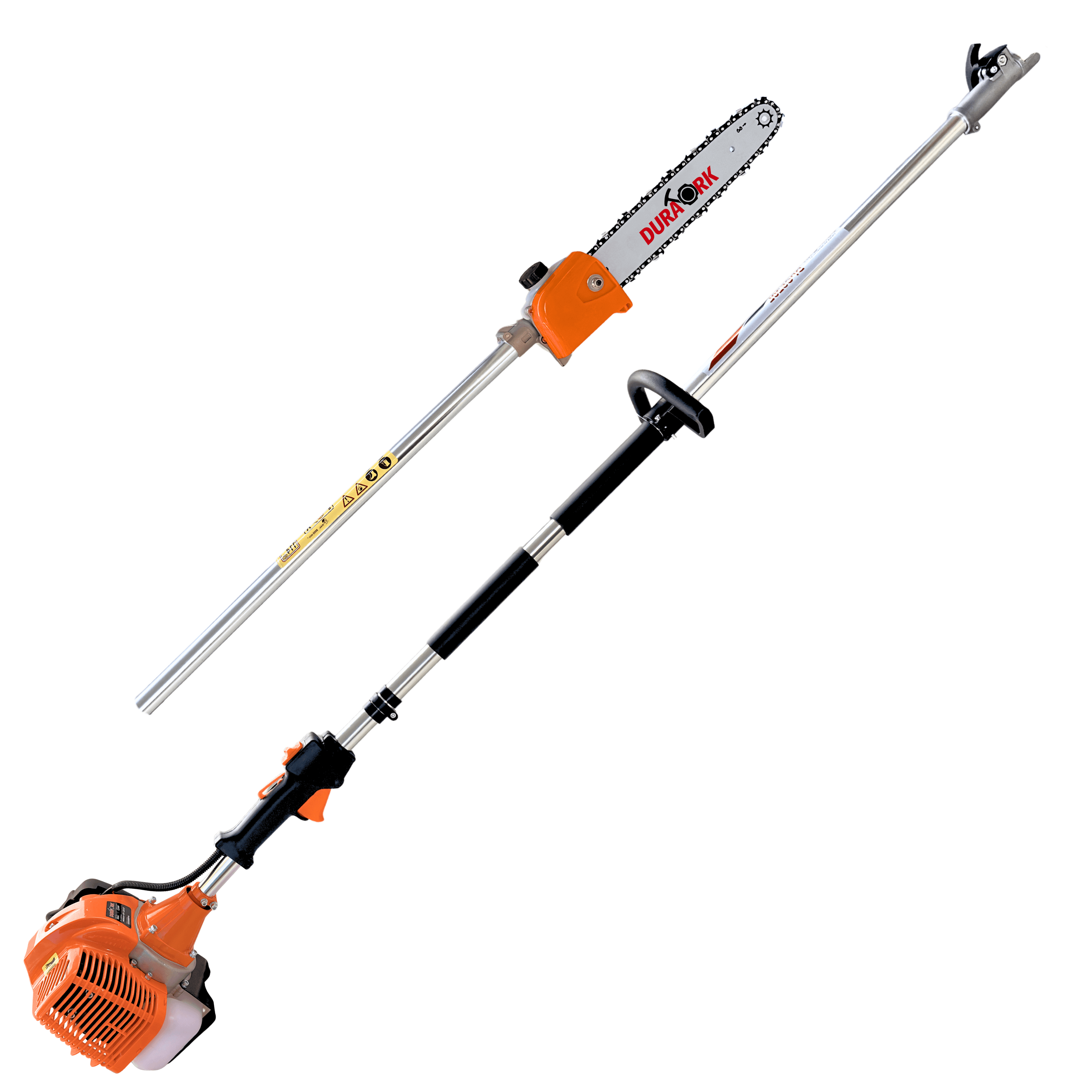 Motopodador De Galhos Duratork DPG520L Á Gasolina 2T 52cc 2,5HP Com Extensor E Sabre 12" Polegadas