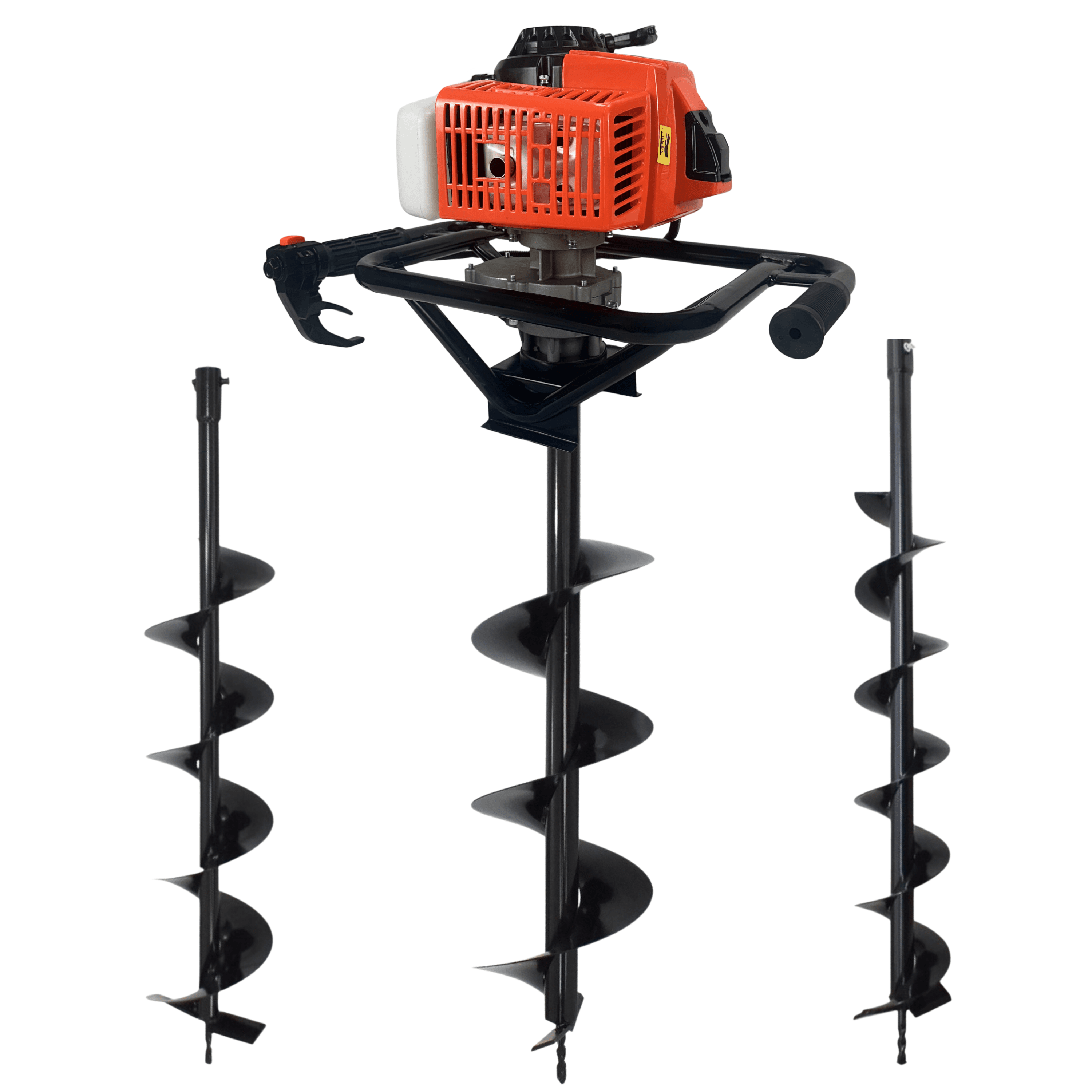 Perfurador De Solo Duratork DPS623P À Gasolina 2T 62cc 3HP Com Brocas 80X10cm + 80X15cm + 80X20cm