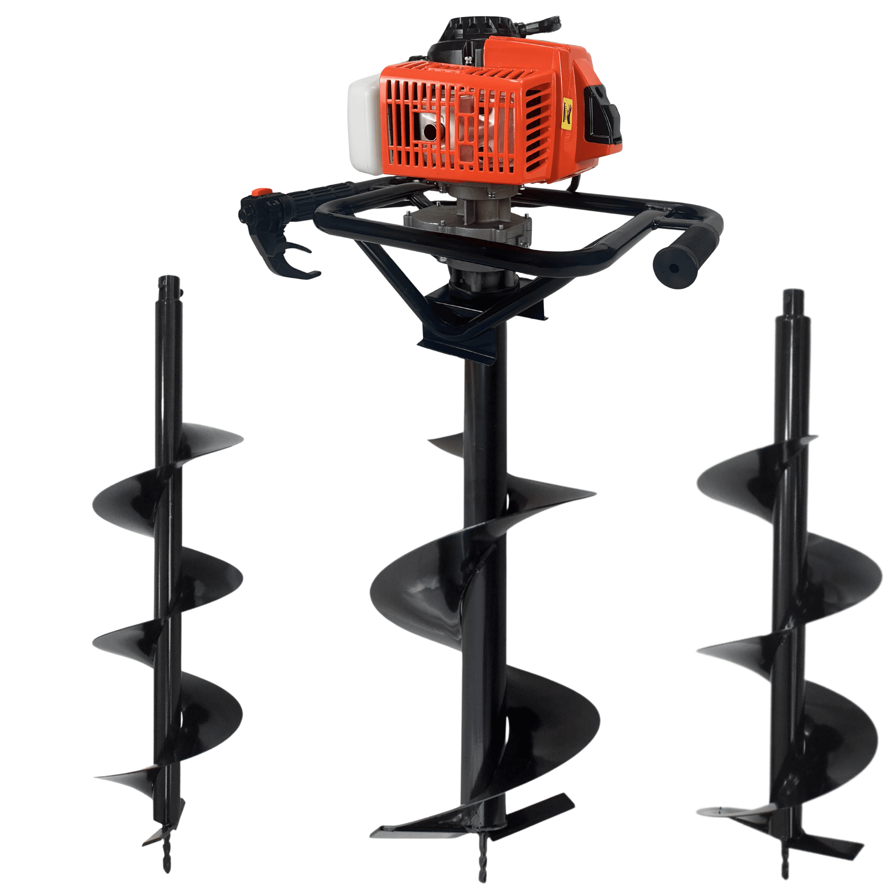 Perfurador De Solo Duratork DPS623G À Gasolina 2T 62cc 3HP Com Brocas 80X20cm + 80X25cm + 80X30cm